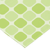 Modern Lime green round quadratisch Kurzer Tischläufer (Ecke)