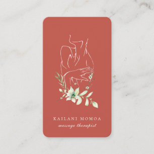 Modern Line Kunst, Dichtung und Musik Visitenkarte