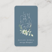 Modern Line Kunst, Dichtung und Musik Visitenkarte (Vorderseite)