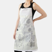 Modern Linear Geometry Apron Schürze (InSitu)