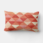 Modern Lines Geometric Mr. & Frau Coral Lendenkissen (Rückseite)