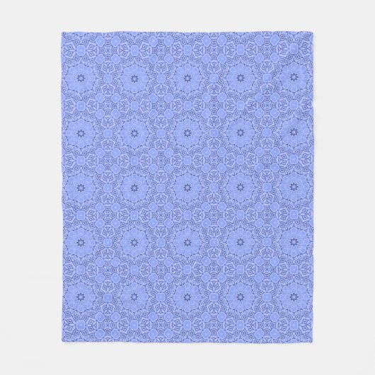 Modern Liquid Art Flower Mandala Pattern Fleecedecke (Vorderseite)