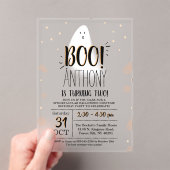 Modern Little Boo! Halloween 2. Geburtstag Acryleinladungen (Insitu (Handheld))