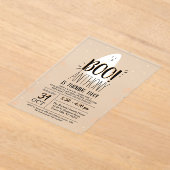 Modern Little Boo! Halloween 2. Geburtstag Acryleinladungen (Ablage )