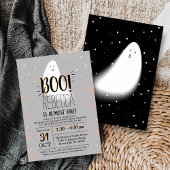 Modern Little Boo! Halloween-Kinderdusche Einladung