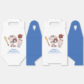 Modern Little Slugger Baseball Boy Baby Shower Geschenkschachtel (Ungeklappt)