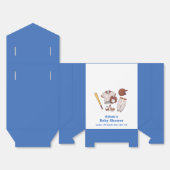 Modern Little Slugger Baseball Sport Baby Shower Geschenkschachtel (Ungefaltet)
