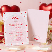 Modern Little Sweetheart Baby Shower Invitation Einladung