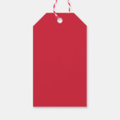 Modern Little Sweetheart Balloon Baby Dusche Geschenkanhänger (Rückseite)