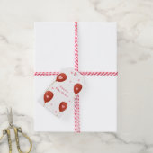 Modern Little Sweetheart Balloon Baby Dusche Geschenkanhänger (Mit Garn)