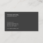 Modern Logo 2 für Real Anwesen, Builder, Architekt Visitenkarte (Rückseite)