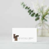 Modern Logo 4 für Real Anwesen, Builder, Architect Visitenkarte (Stehend Vorderseite)