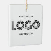 Modern-Logo auf dem Weißen Platz Keramikornament (Rechts)