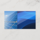 Modern-Logo für erneuerbare Energien | Sun Panels Visitenkarte (Rückseite)