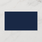 Modern Logo Minimalist Visitenkarte (Rückseite)