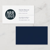 Modern Logo Minimalist Visitenkarte (Vorne/Hinten)