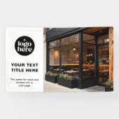 Modern Logo Photo Professional Business Banner (Horizontal)