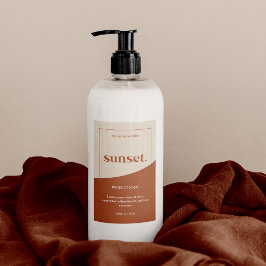 Modern Logo-Produktkennzeichnung Lebensmitteletikett