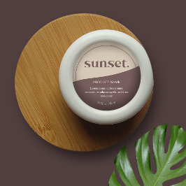 Modern Logo-Produktkennzeichnung Runder Aufkleber