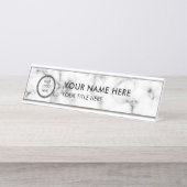 Modern Logo Professional Business Name Plate Schreibtischnamensplakette (Vorderseite )