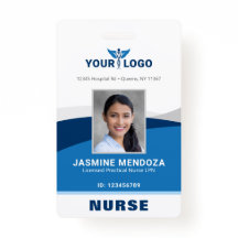 Modern Logo Template Mitarbeiter Foto Name Nurse I