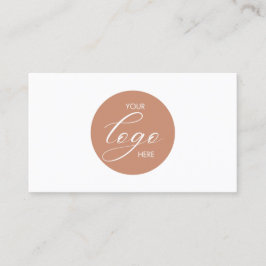 Modern Logo "Terracotta" Elegant Visitenkarte