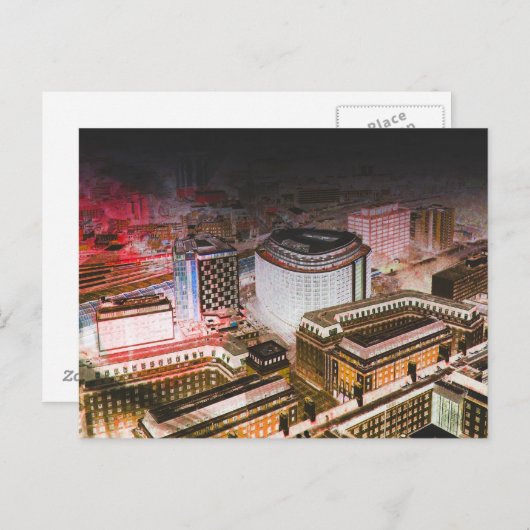 modern LONDON Postkarte (Vorne/Hinten)