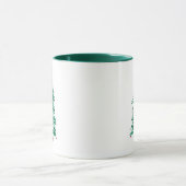 Modern Loose Malerei Weihnachtsbaum Tasse (Zentrum)