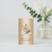 Modern Lotus Blume Parco Tassino Rodelbahn mit Aus Visitenkarte (Stehend Vorderseite)