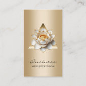 Modern Lotus Blume Parco Tassino Rodelbahn mit Aus Visitenkarte (Vorderseite)