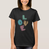 Modern Love 3D | Ästhetisches Pastel-Glow-Grafik T-Shirt (Vorderseite)