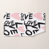 Modern Love Badhandtuch Set (Handtuch)