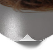 Modern Love Custom Wedding Photo Couples Monogram Fotodruck (Ecke)