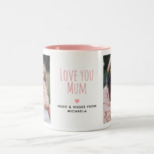 Modern Love für dich, Mama 2 Fotos & Persönliche N Zweifarbige Tasse