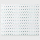 Modern Love Heart Baby Blue Watercolor Geschenkpapier (Flach)