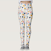 Modern Love & Hearts: Valentinstag Leggings (Vorderseite)