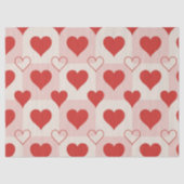 Modern Love Muster Taschentücher Seidenpapier (Vorderseite)