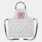 Modern Love Text Sketch Heart Kitchen Apron Schürze (Vorderseite)