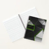 Modern Low-Poly Bullet Journal / Lined Notebook Notizblock (Innenseite)