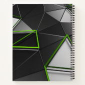 Modern Low-Poly Bullet Journal / Lined Notebook Notizblock (Rückseite)