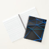Modern Low-Poly Bullet Journal / Lined Notebook Notizblock (Innenseite)