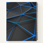 Modern Low-Poly Bullet Journal / Lined Notebook Notizblock (Rückseite)