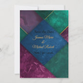 Modern Luxe Save The Date Card (Vorderseite)