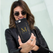 Modern Luxury Brown Monogram Ursprüngliches Funny  Case-Mate iPhone Hülle