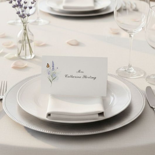 Modern Luxury Escort Card  Platzkarte