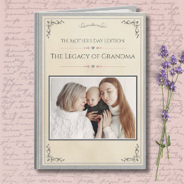 Modern Luxury Grandmother Storybook Mother's Day Karte