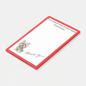 Modern Luxury Grooming Pet Personalized Collection Post-it Klebezettel (angewinkelt)