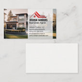 Modern Luxury Real Estate Property Visitenkarte (Vorne/Hinten)