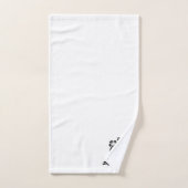 Modern Luxus Der Salon Haar Custom Shop Name Badhandtuch Set (Handtuch)