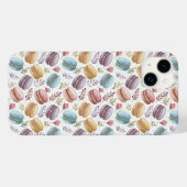 Modern Macaroon Desserts Case-Mate iPhone Hülle (Rückseite (Horizontal))
